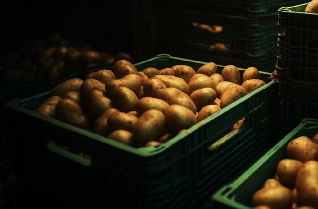 conserver les pommes de terres récoltées